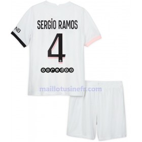 Maillot de Foot Paris Saint-Germain Sergio Ramos 4 Extérieur 2021-22 - Enfant